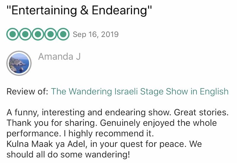 Wandering Israeli Reviews